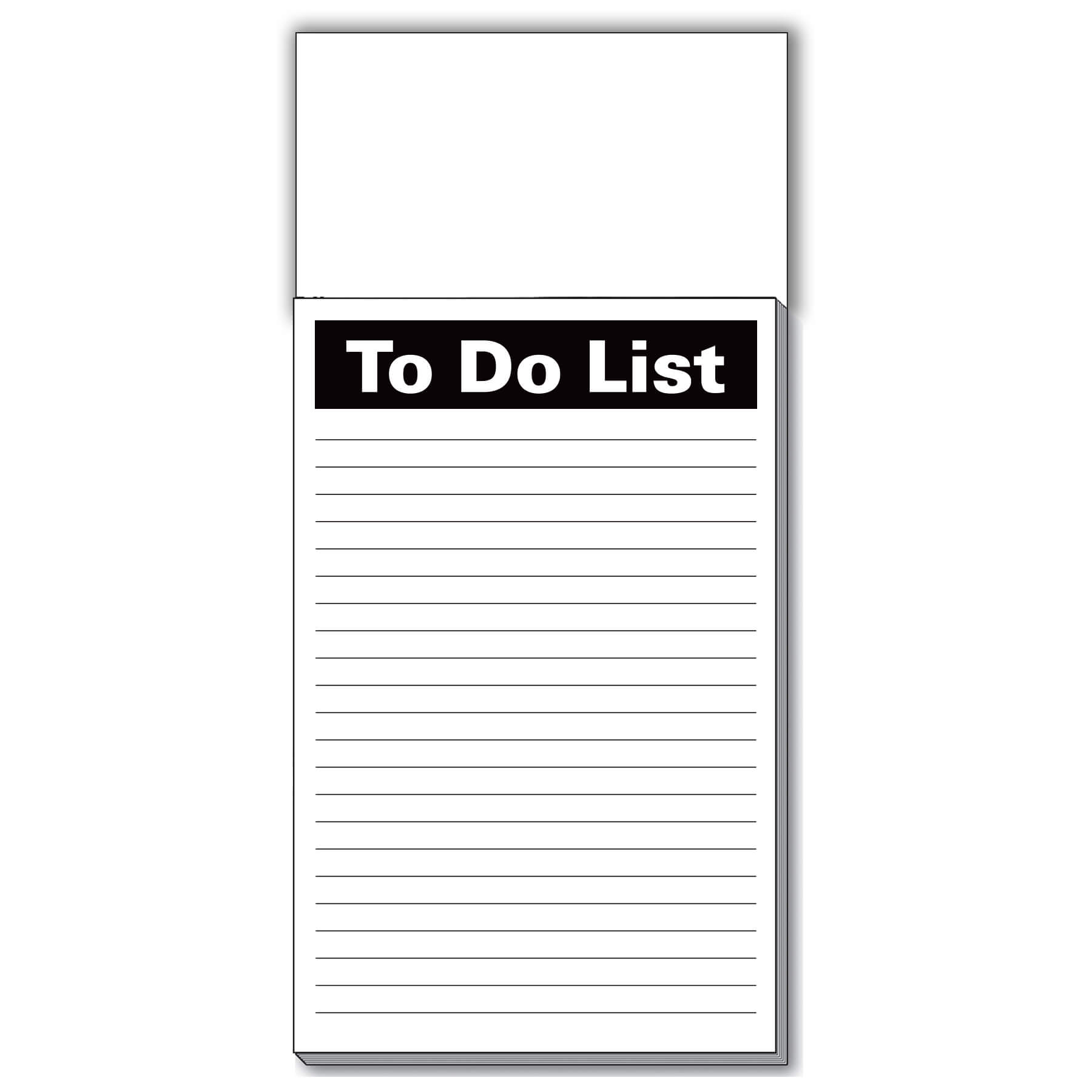 Blank Magnet with To Do List Pad